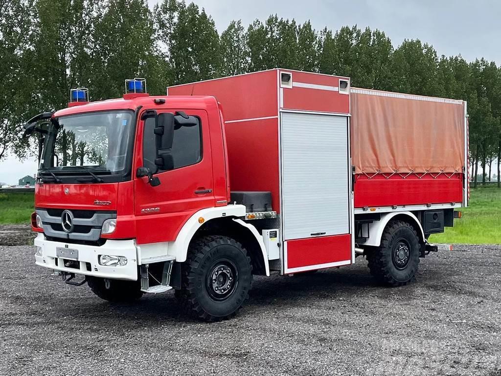Mercedes-Benz Atego 1326 Tarpaulin / Canvas Box Truck Carros de bombeiros