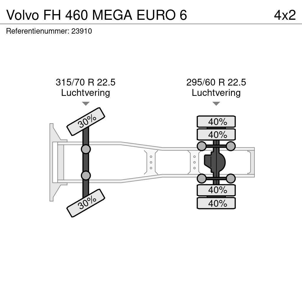 Volvo FH 460 MEGA EURO 6 Tractores (camiões)