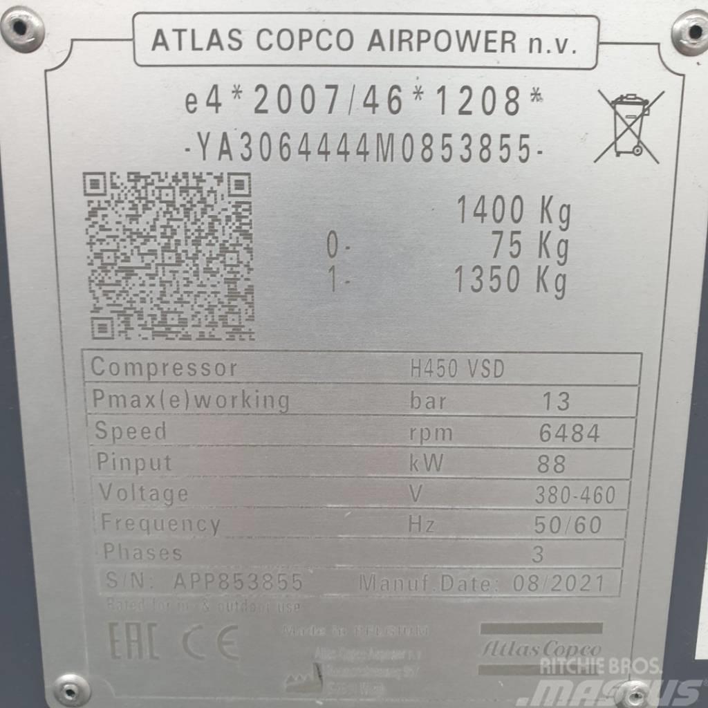 Atlas Copco E-Air H450 VSD Compressores