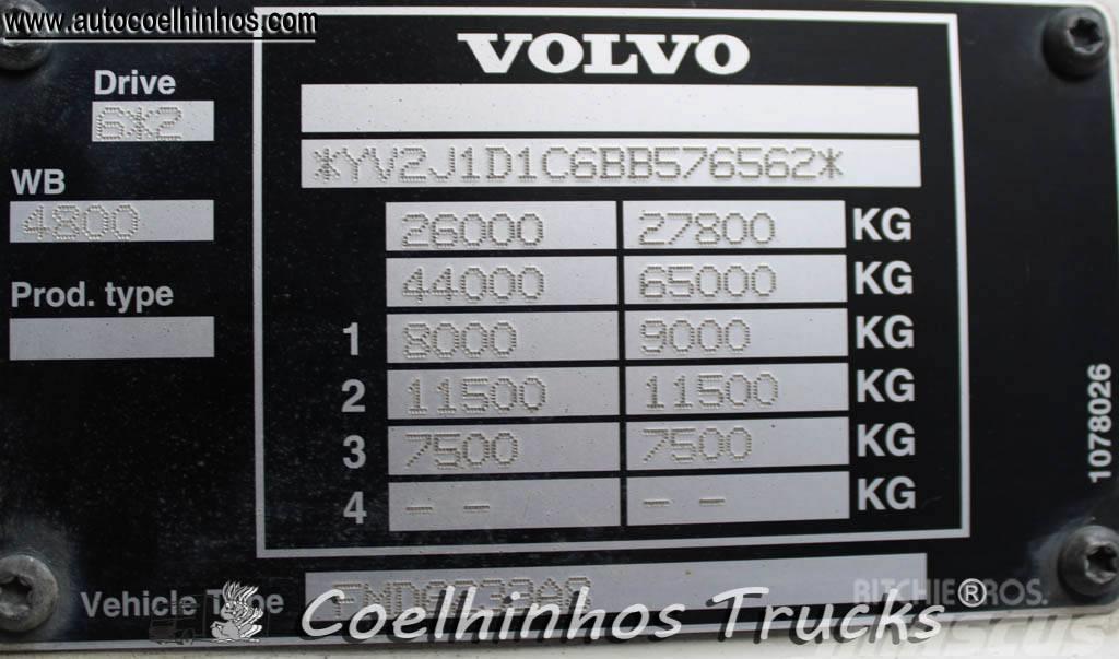 Volvo FMX 330 + Hiab 144 XS Camiões estrado/caixa aberta