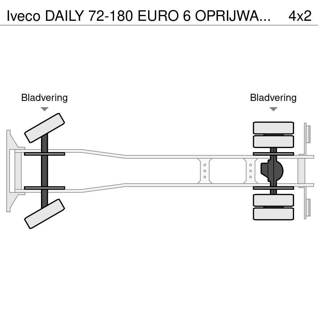 Iveco DAILY 72-180 EURO 6 OPRIJWAGEN / HYDRO OPRIJKLEP / Camiões de Transporte Auto