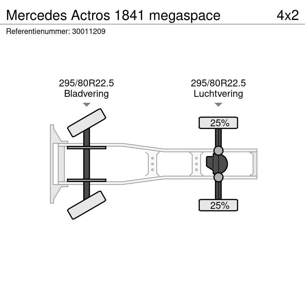 Mercedes-Benz Actros 1841 megaspace Tractores (camiões)
