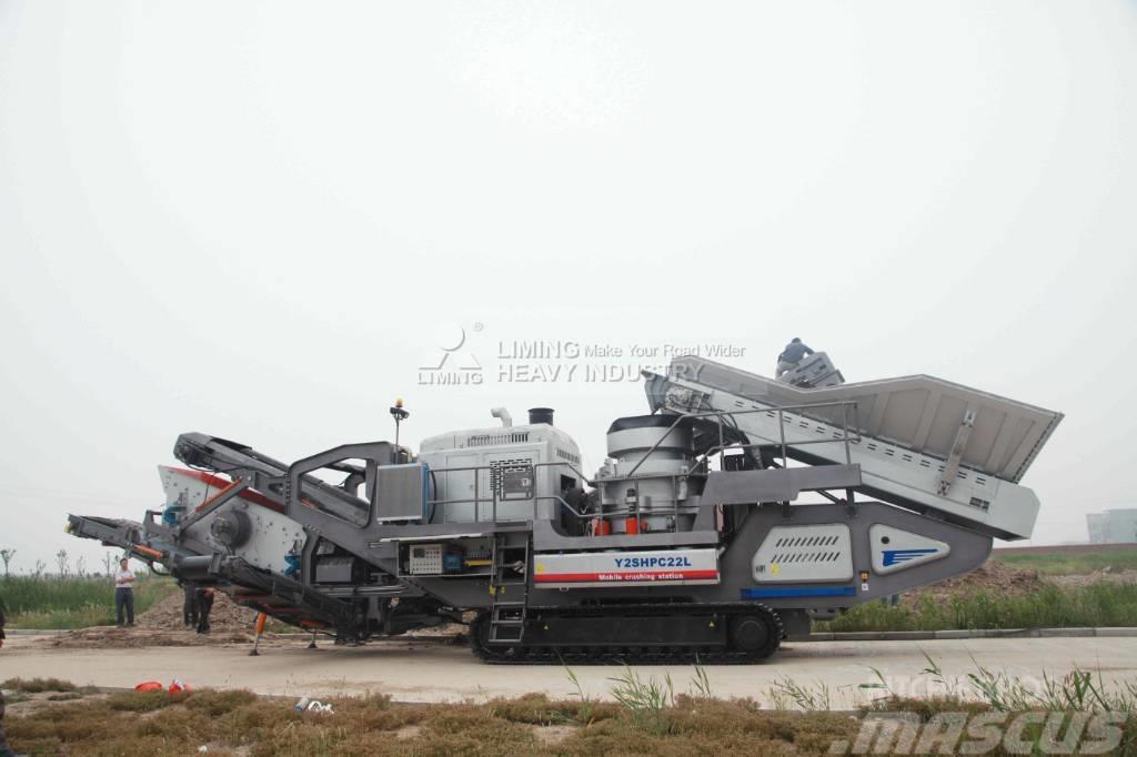 Liming Y3S2160 Mobile hydraulic Cone Crusher with Screen Britadores móveis
