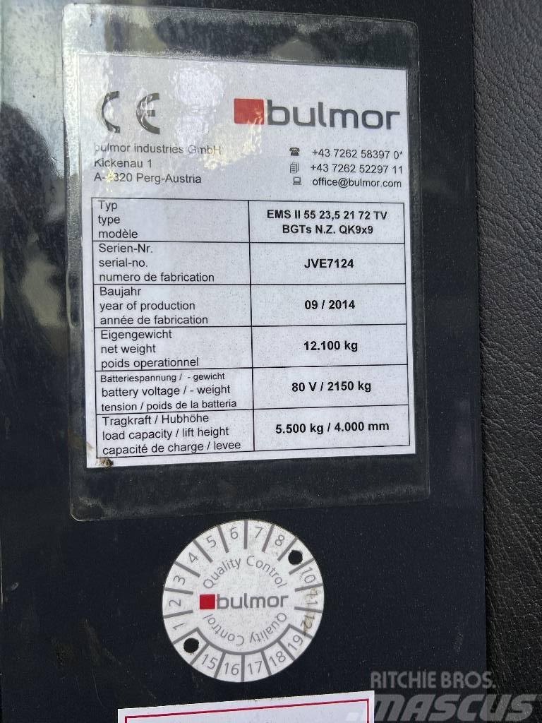 Bulmor EMS II 55.50/23,5-21/74 Mehrwege Stapler Carregadores laterais