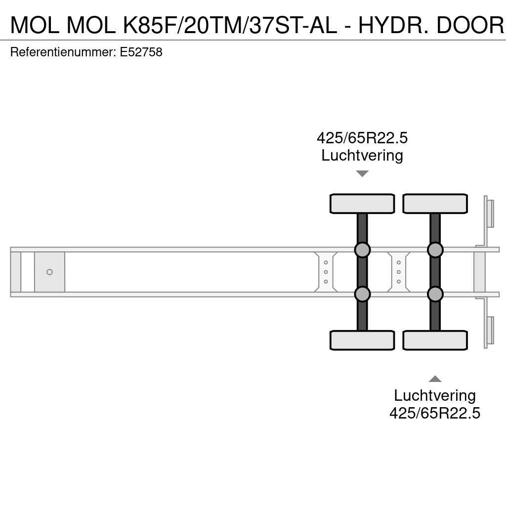 MOL K85F/20TM/37ST-AL - HYDR. DOOR Semi Reboques Basculantes