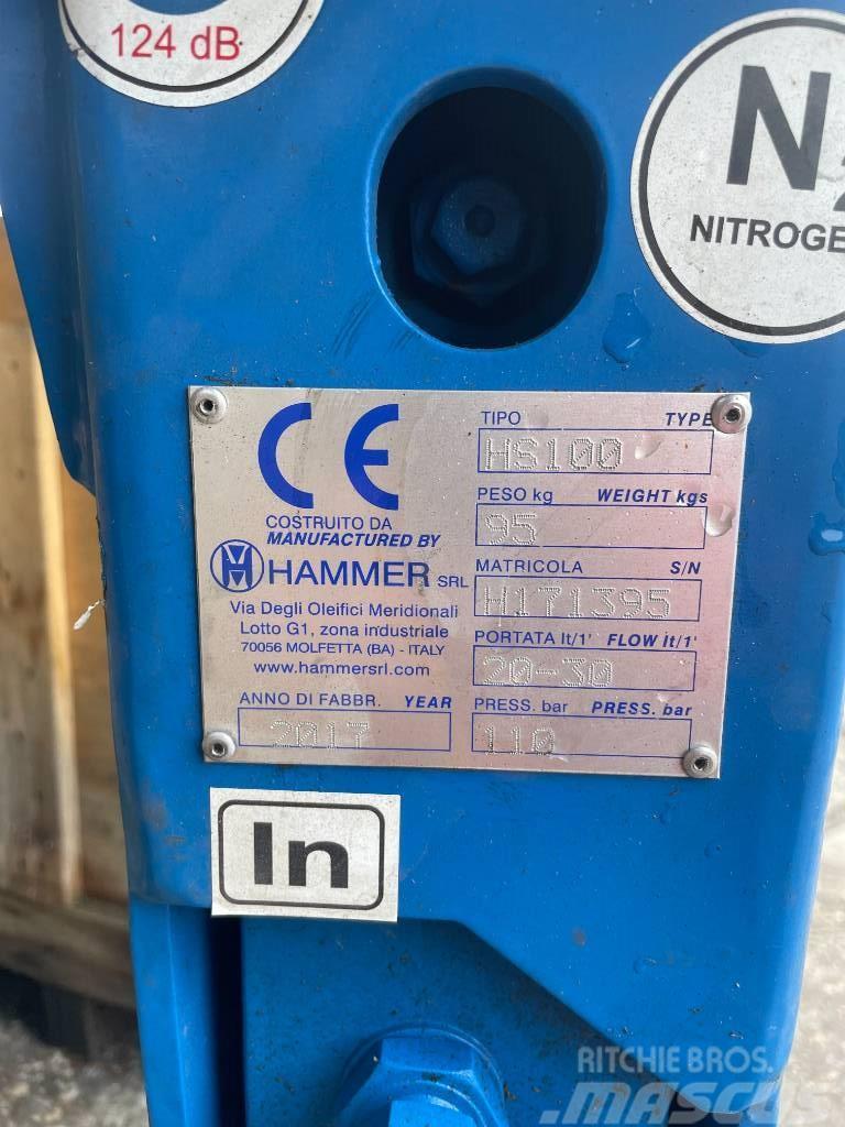 Hammer HS100 Hydraulic Breaker Martelos Hidráulicos