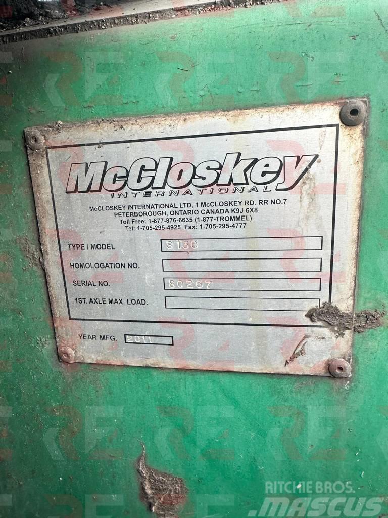 McCloskey S130 Crivos móveis