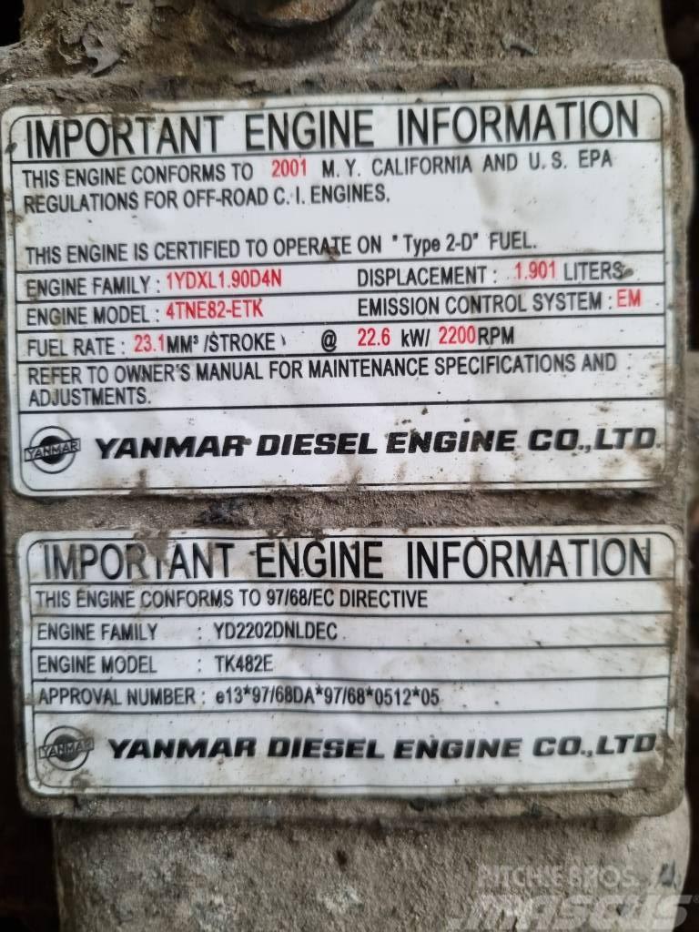 Yanmar DIESEL ENGINE TK482E Motores