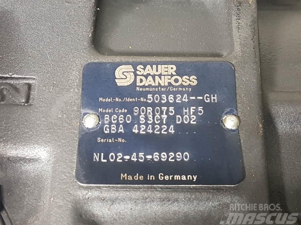 Sauer Danfoss 90R075HF5BC60 - 503624-GH - Drive pump/Fahrpumpe Hidráulica