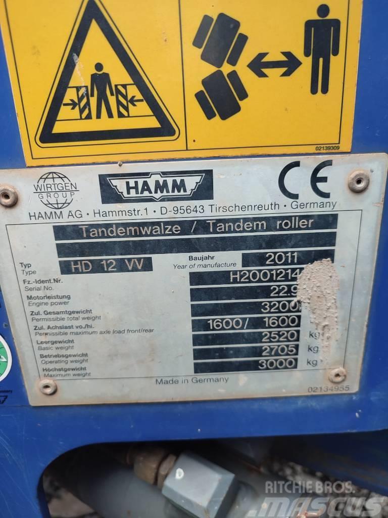 Hamm HD 12 Placas compactadoras