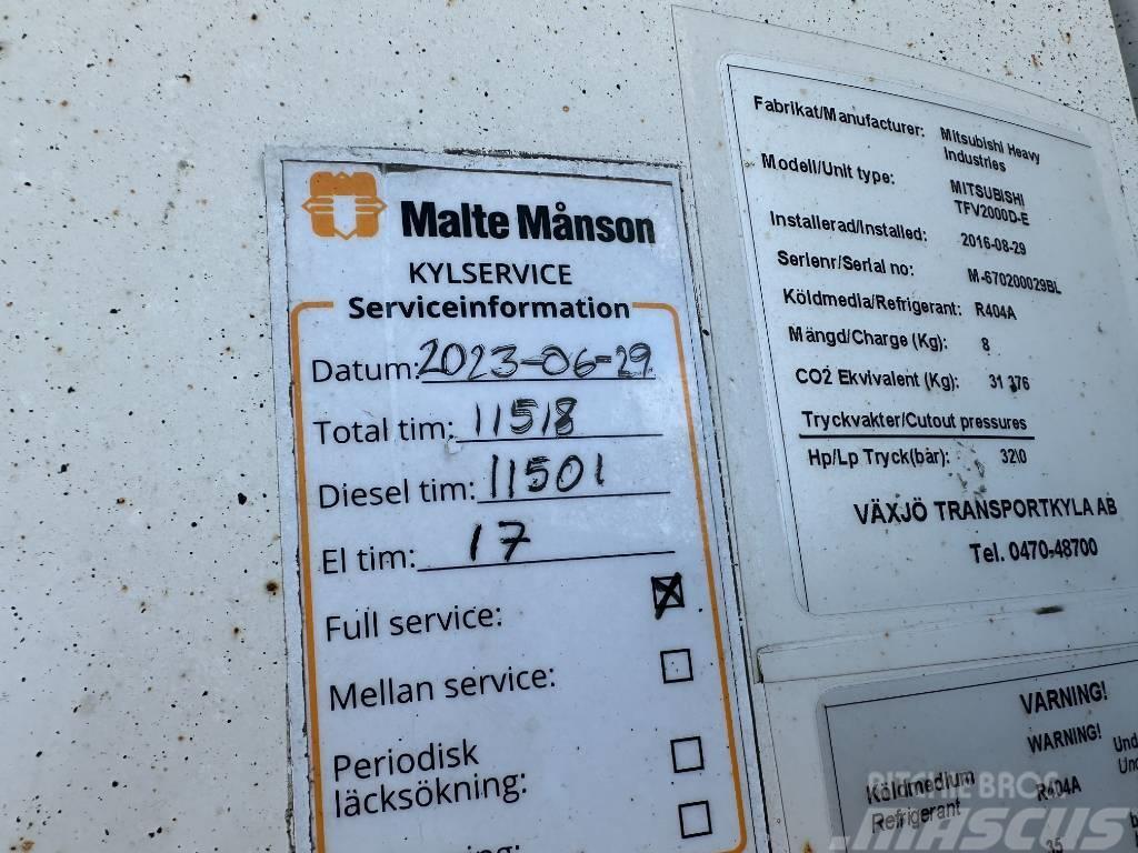 Norfrig Kärra Frys Kyl Reboques caixa de temperatura controlada