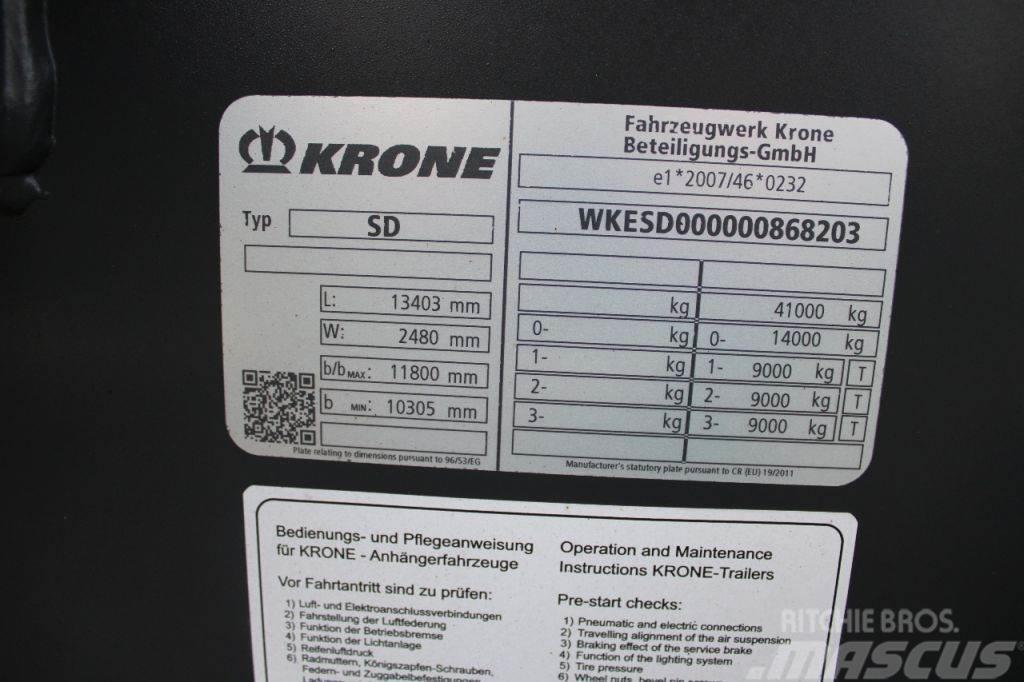Krone 3x axle + 2x20/30/40/45ft + High Cube + BE APK 07- Semi Reboques Porta Contentores