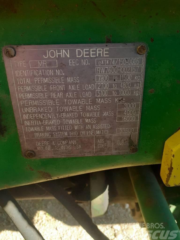 John Deere 7600 Tratores Agrícolas usados
