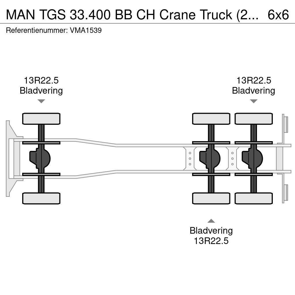 MAN TGS 33.400 BB CH Crane Truck (2 units) Gruas Todo terreno
