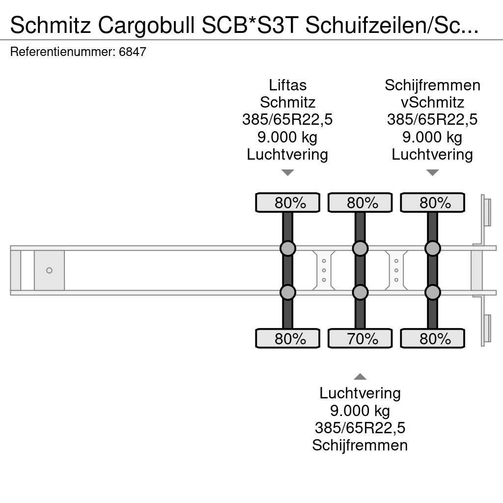 Schmitz Cargobull SCB*S3T Schuifzeilen/Schuifdak Liftas Schijfremmen Semi Reboques Cortinas Laterais