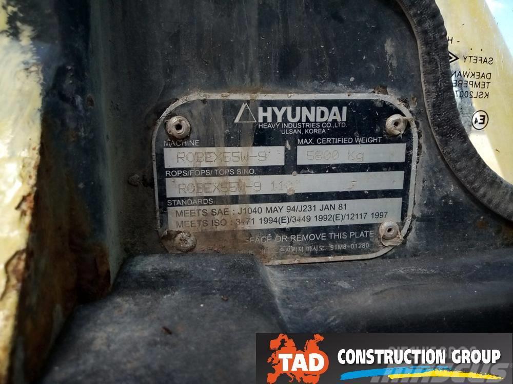 Hyundai Robex 55 W-9 Escavadoras de rodas