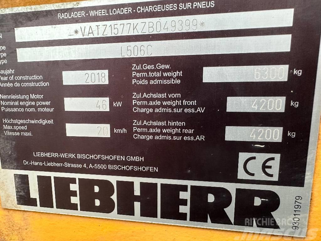 Liebherr 506 Pás carregadoras de rodas