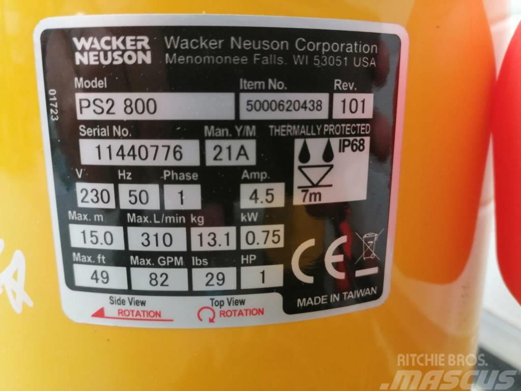 Wacker Neuson PS2800 Bombas de água