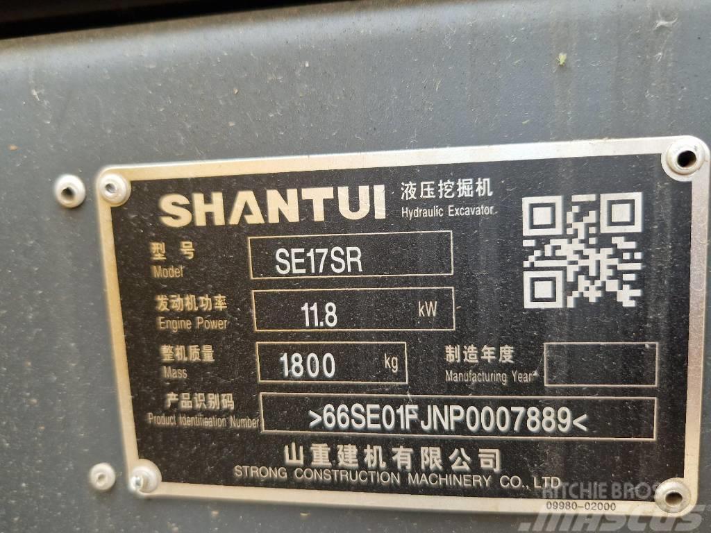 Shantui SE17SR Mini Escavadoras <7t