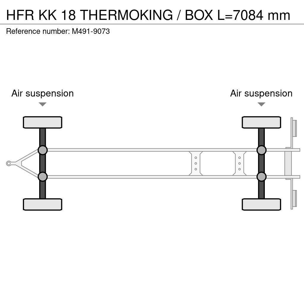 HFR KK 18 THERMOKING / BOX L=7084 mm Reboques caixa de temperatura controlada