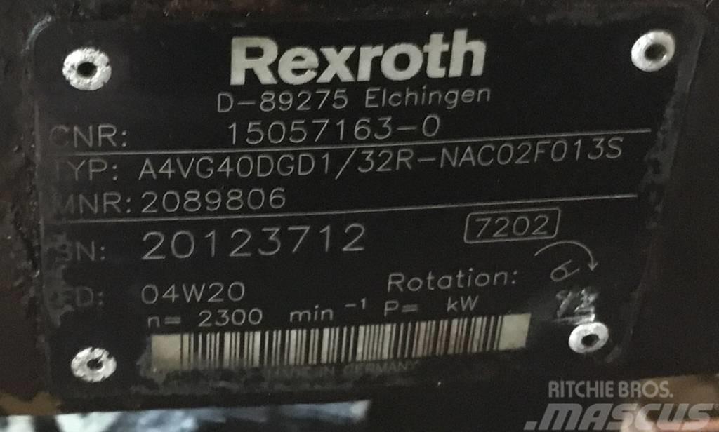 Rexroth A4VG40R Hidráulica