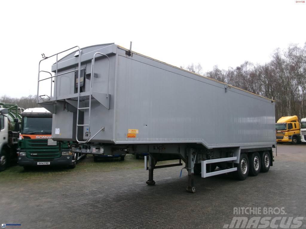 Wilcox Tipper trailer alu 52 m3 + tarpaulin Semi Reboques Basculantes