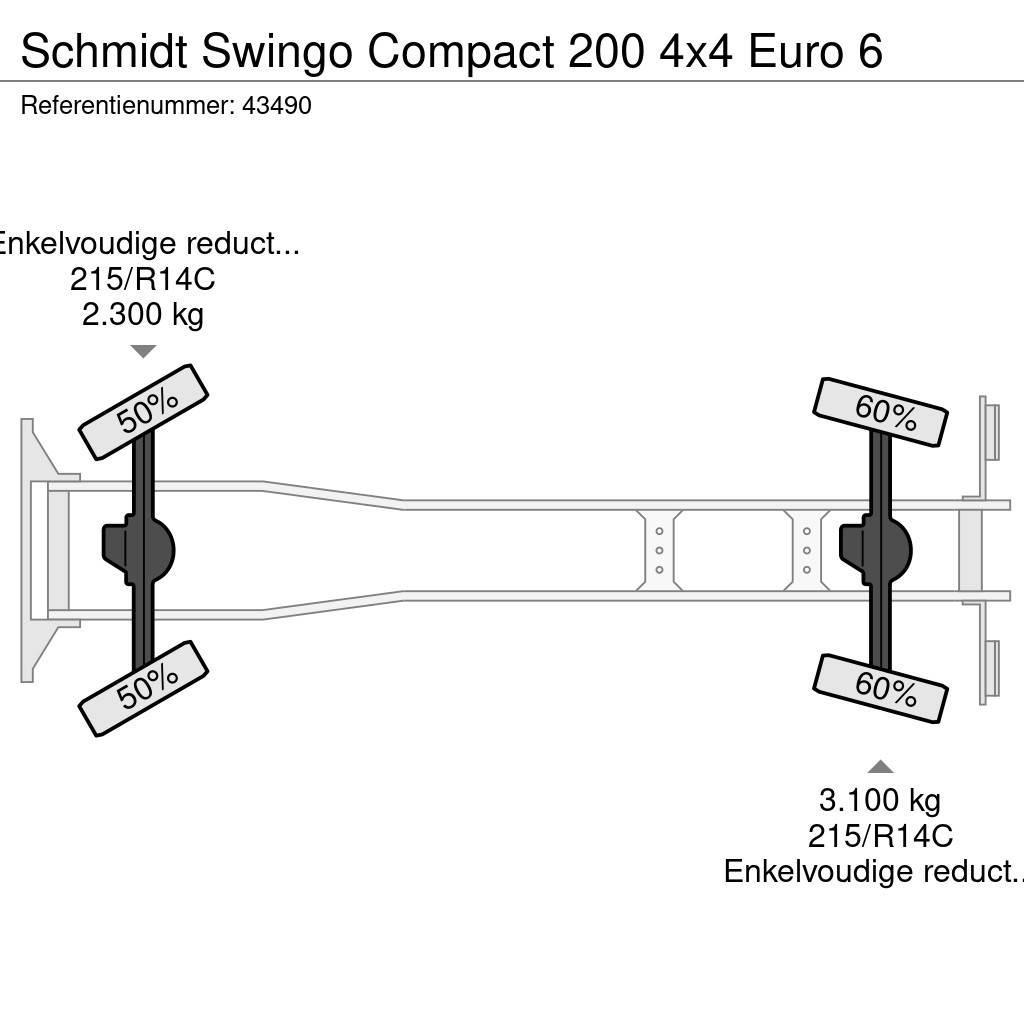 Schmidt Swingo Compact 200 4x4 Euro 6 Camiões varredores