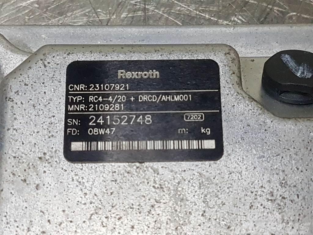 Ahlmann AZ150E-23107921-Rexroth RC4-4/20+DRCD-Control unit Electrónica