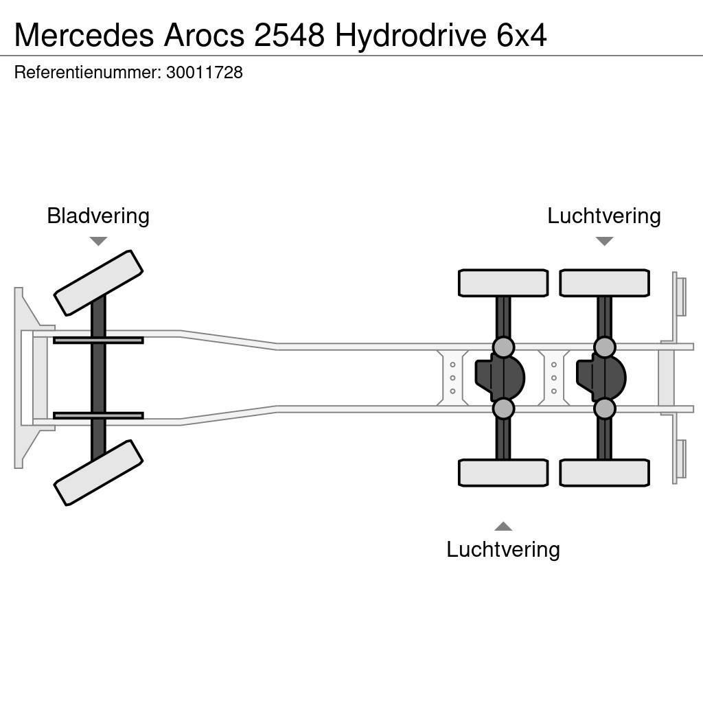 Mercedes-Benz Arocs 2548 Hydrodrive 6x4 Camiões de chassis e cabine