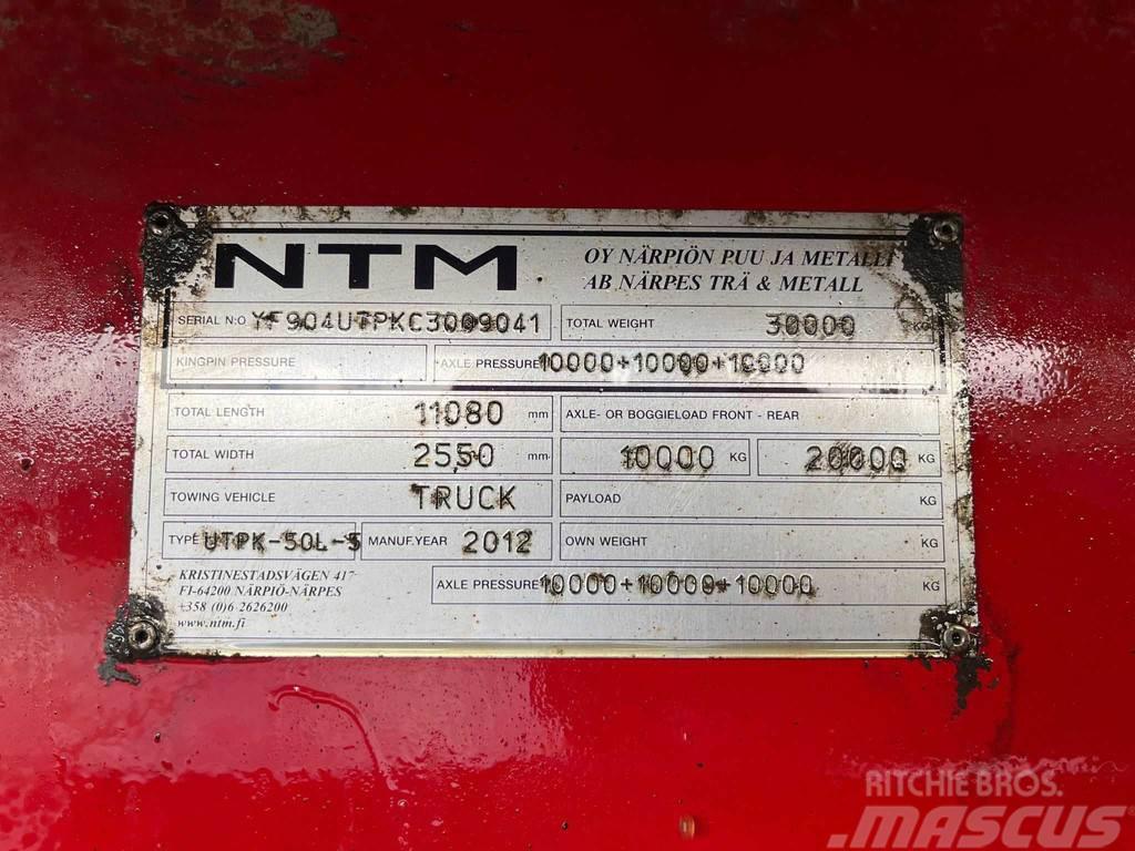 NTM UTPK-50L-5 BOX L=8525 mm Reboques basculantes