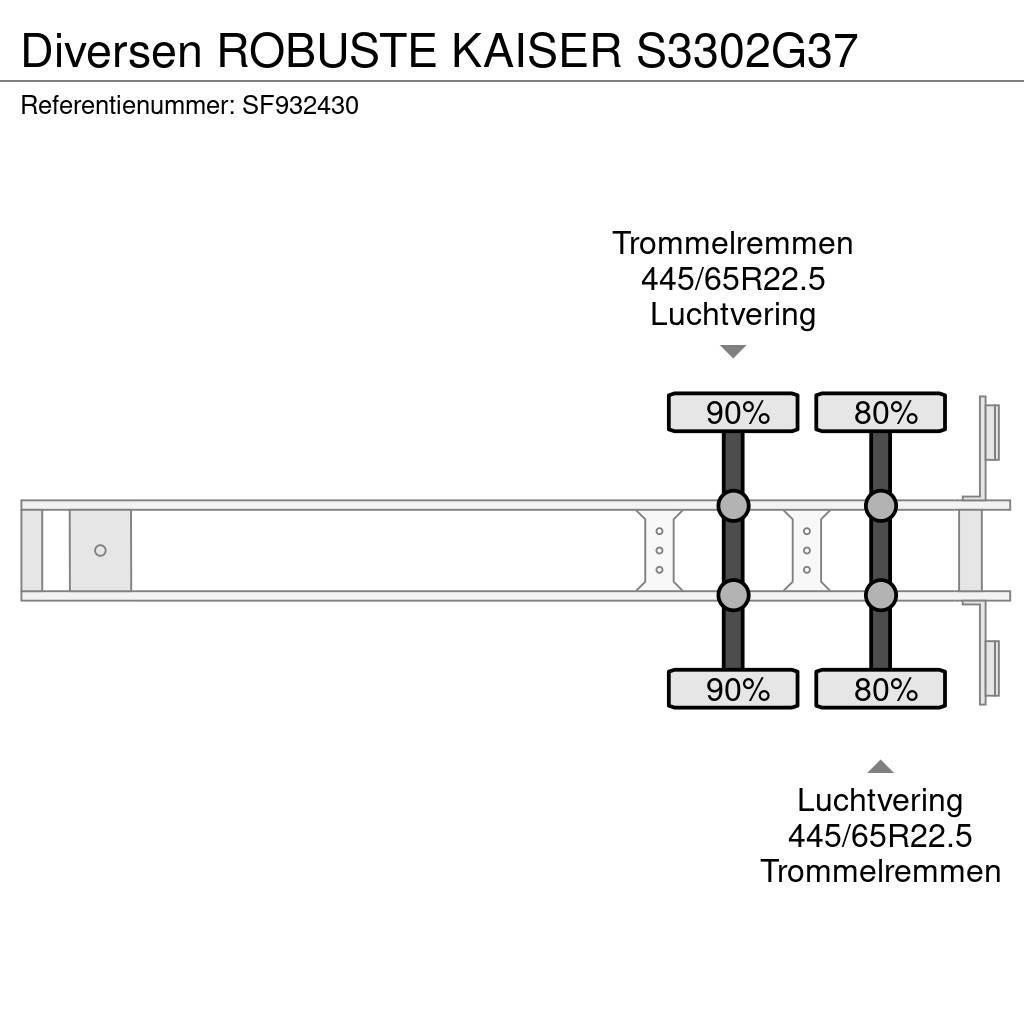 Robuste Kaiser S3302G37 Semi Reboques Basculantes