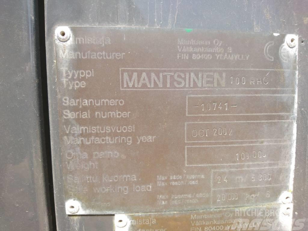 Mantsinen 100 RHC (5100HRS ONLY) Manipuladores de resíduos / indústria