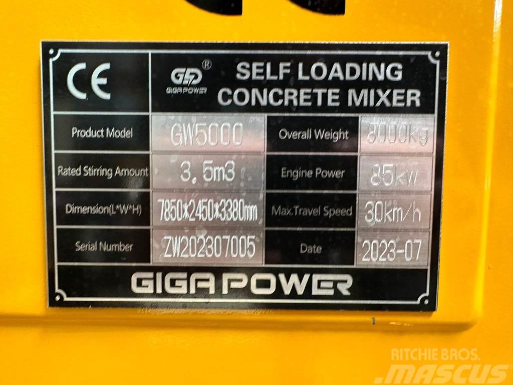 Giga power 5000 Camiões de betão