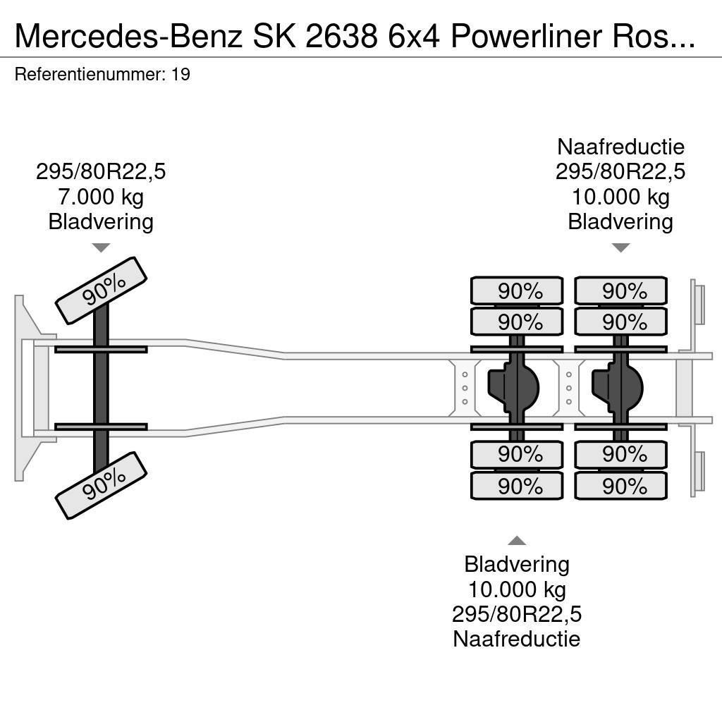 Mercedes-Benz SK 2638 6x4 Powerliner Rosenbauer ULF 2 Like New! Carros de bombeiros