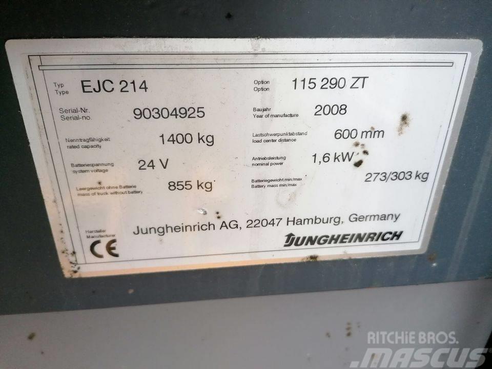 Jungheinrich EJC 214 Empilhador para operador externo