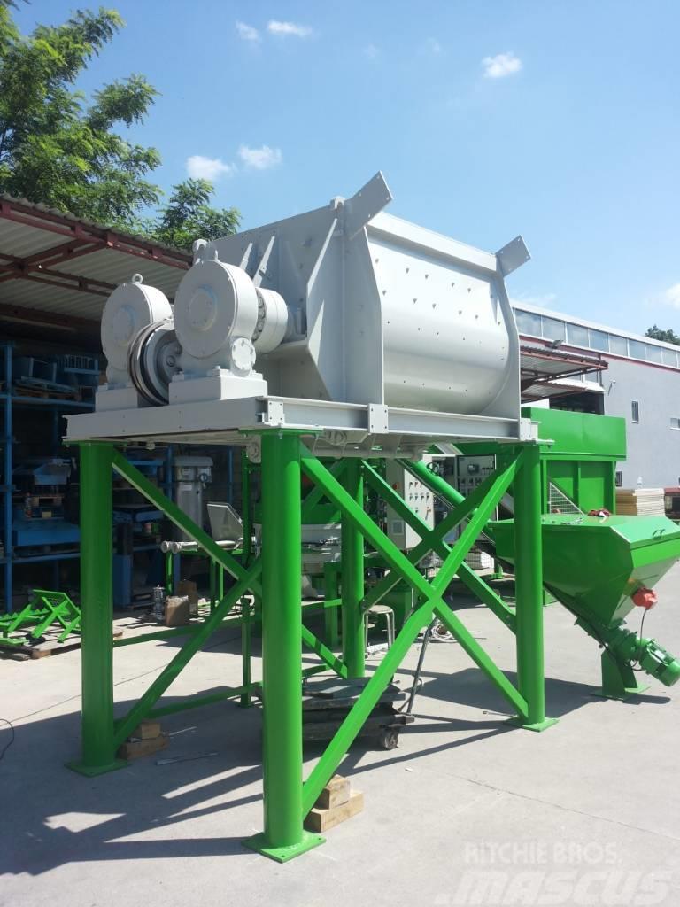 Metalika BS-60 Concrete batching plant Centrais de betão usadas