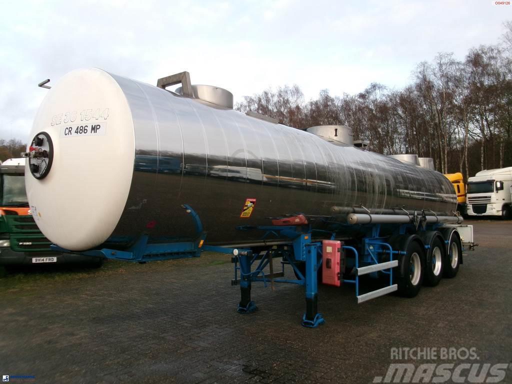Magyar Chemical ACID tank inox L10BN 20.5 m3 / 1 comp Semi Reboques Cisterna