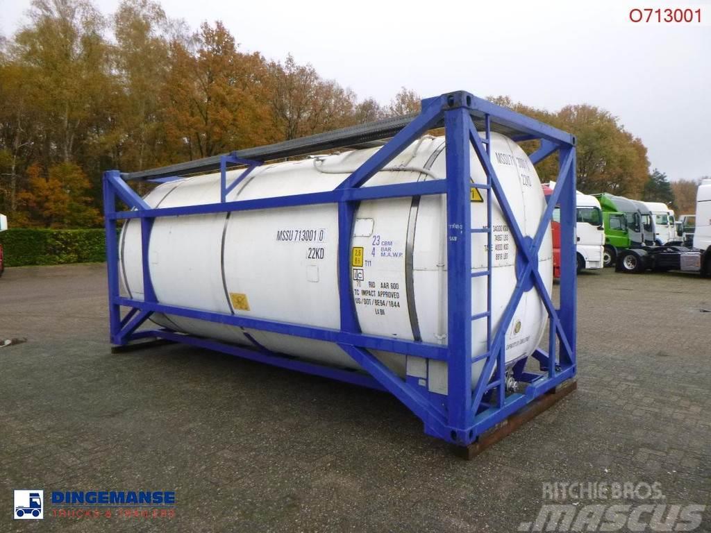  M Engineering Chemical tank container inox 20 ft / Contentores de tanques