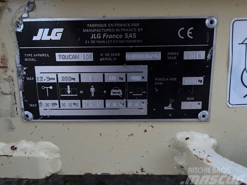 JLG Toucan 10 E Plataformas de Mastro Vertical