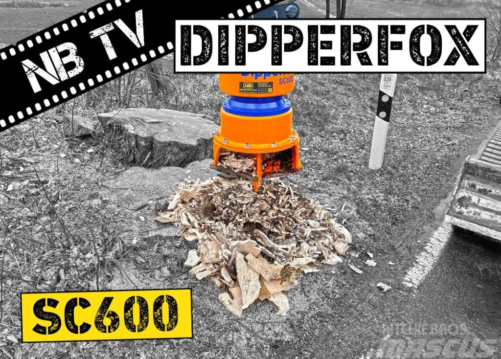 Dipperfox Baumstumpffräse SC600 -  60 Stümpfe pro Moedores de coto