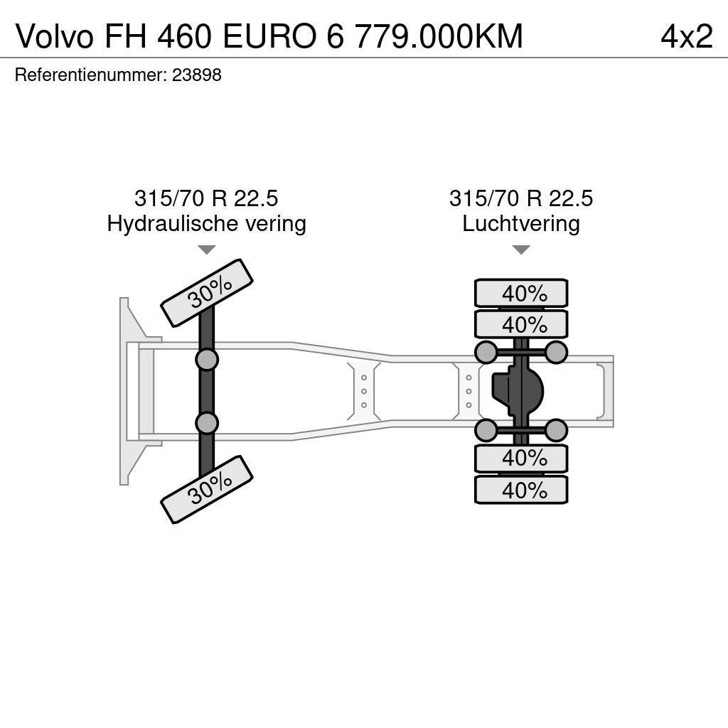Volvo FH 460 EURO 6 779.000KM Tractores (camiões)
