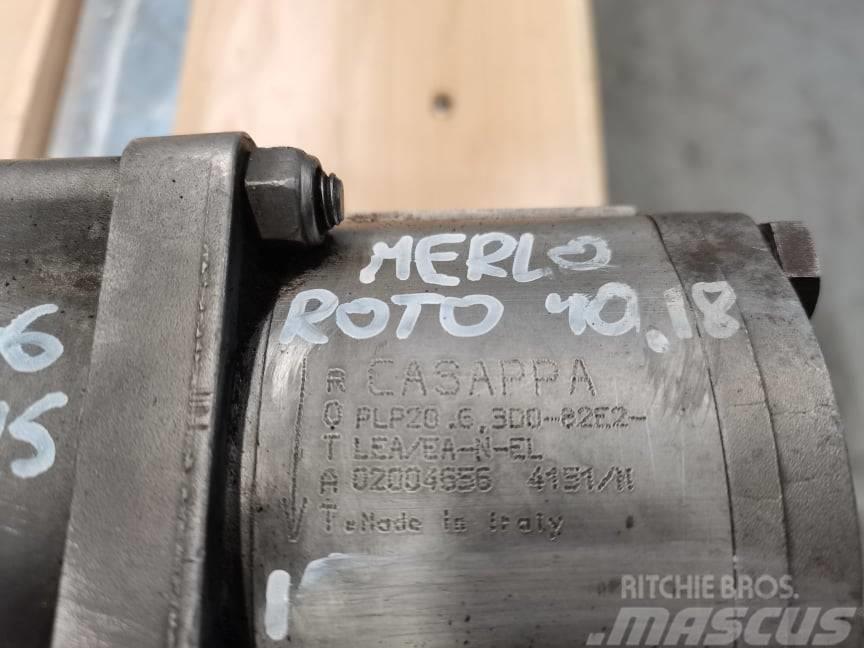 Merlo 40.18 Roto {power steering pump Casappa} Hidráulica