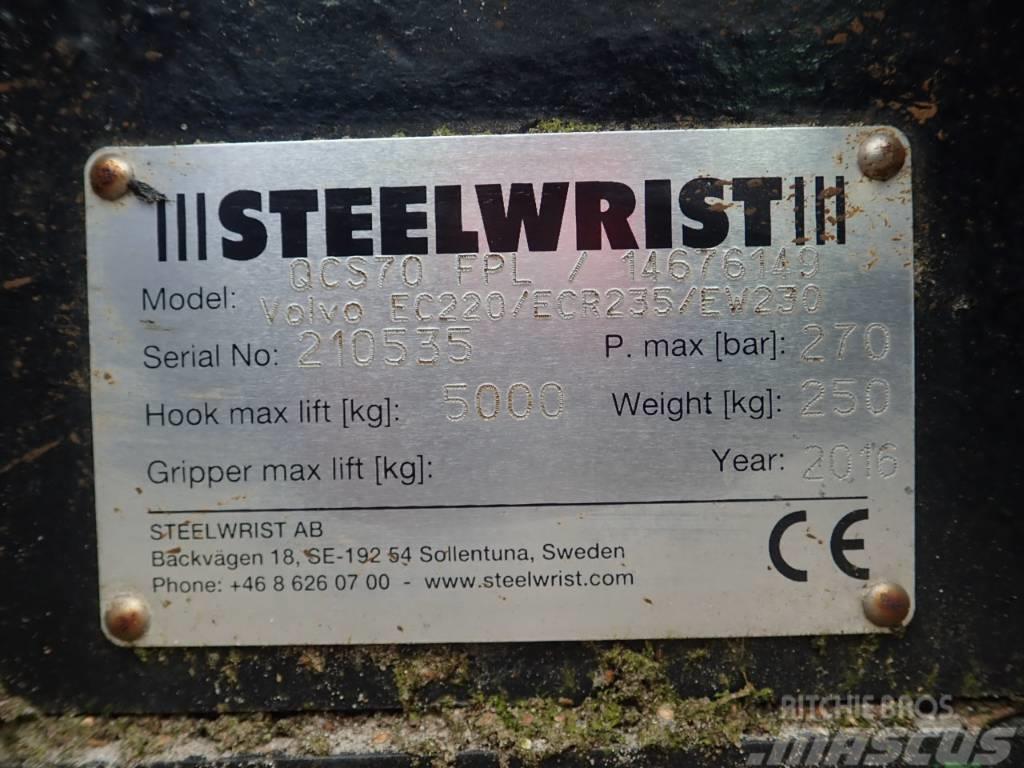Steelwrist hydr. Schnellwechsler S70 mit Lasthaken passend fü Conectores
