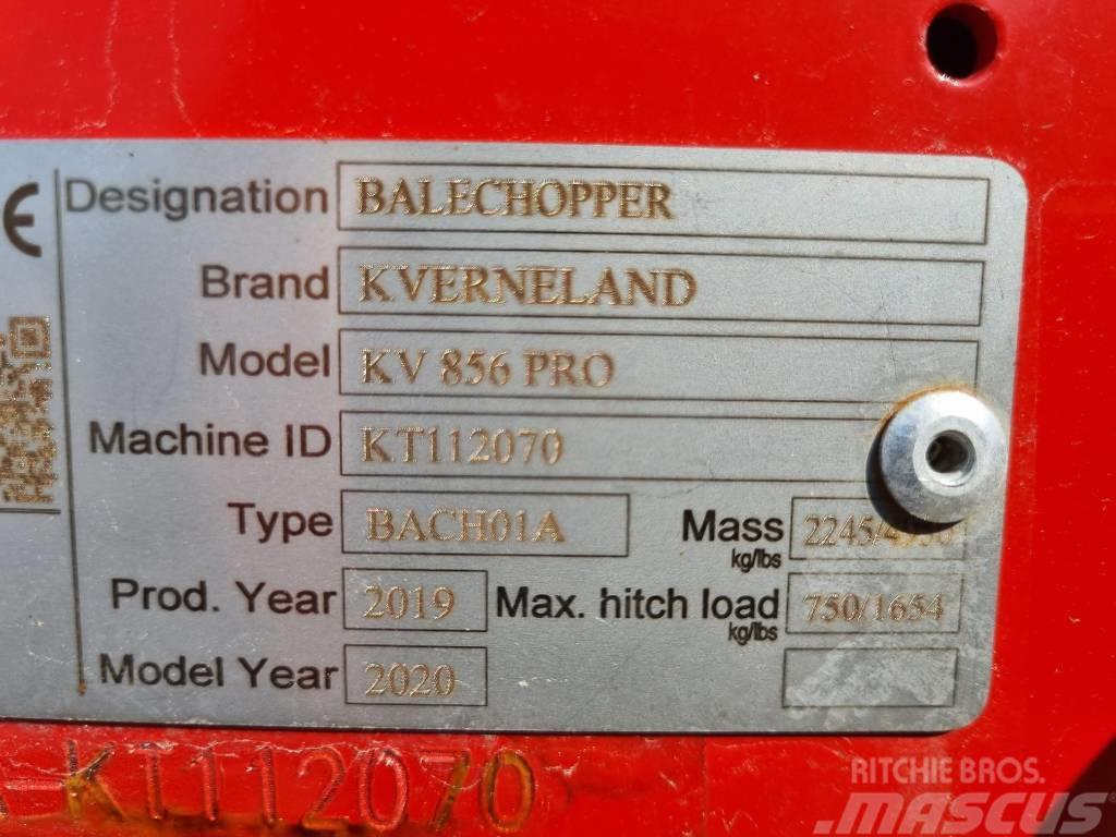 Kverneland 856 Pro SS Cortadores, moinhos e desenroladores de fardos