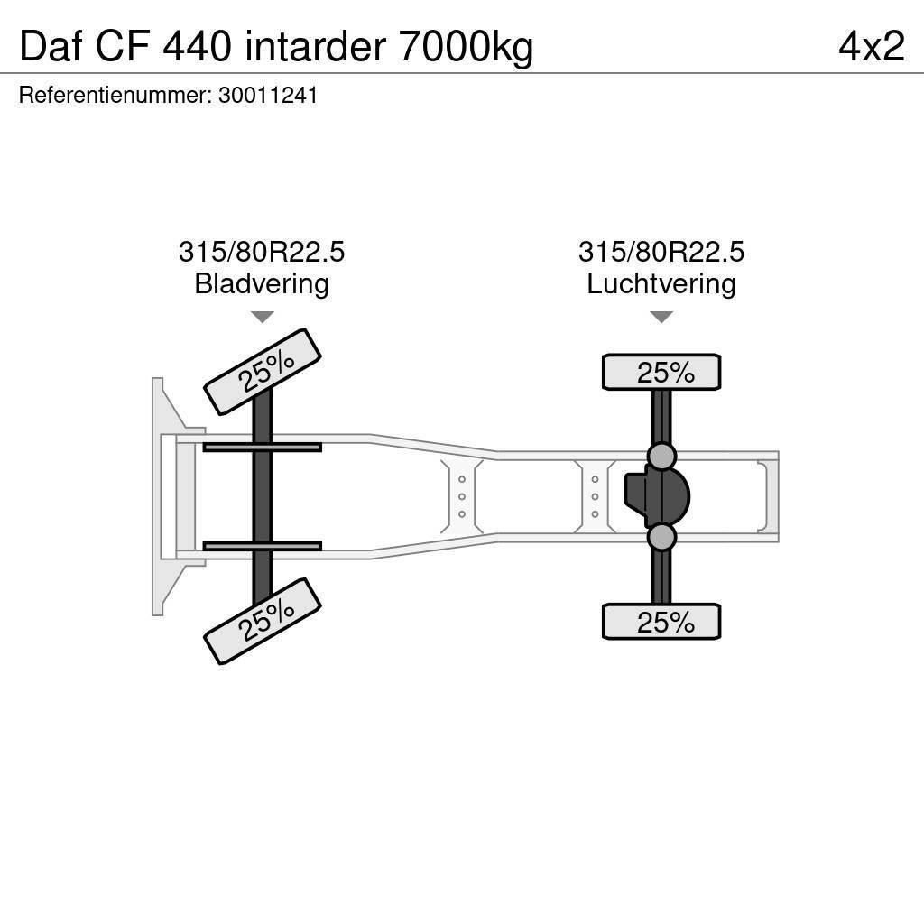 DAF CF 440 intarder 7000kg Tractores (camiões)