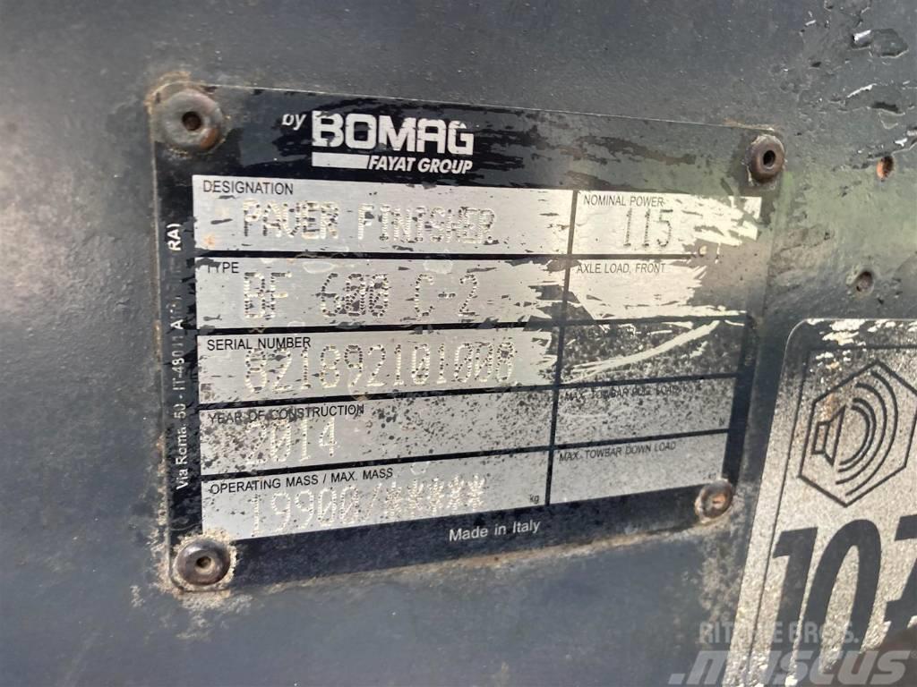 Bomag BF 600 C-2 S500 NON-CE Pavimentadoras de asfalto