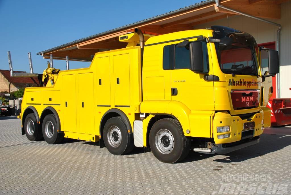 MAN TGS 41.480 + Brechtel Aufbau Masterlift Comfort F Camiões de Reciclagem