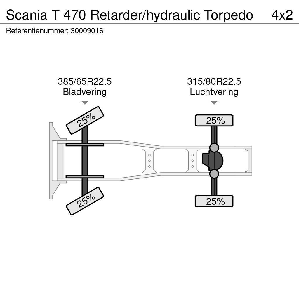 Scania T 470 Retarder/hydraulic Torpedo Tractores (camiões)