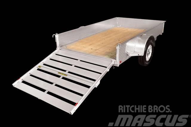 H&H Trailer 76X12 Aluminum Solid Side Utility Trailer  Outros Reboques