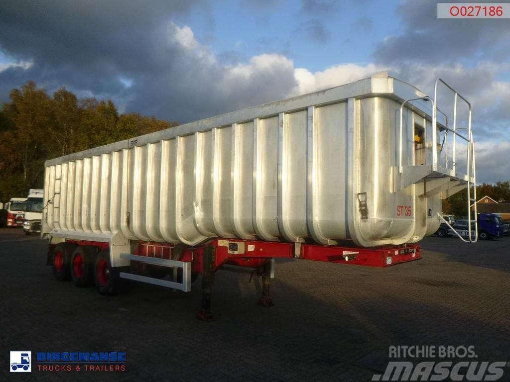 Montracon Tipper trailer alu 53.6 m3 + tarpaulin Semi Reboques Basculantes